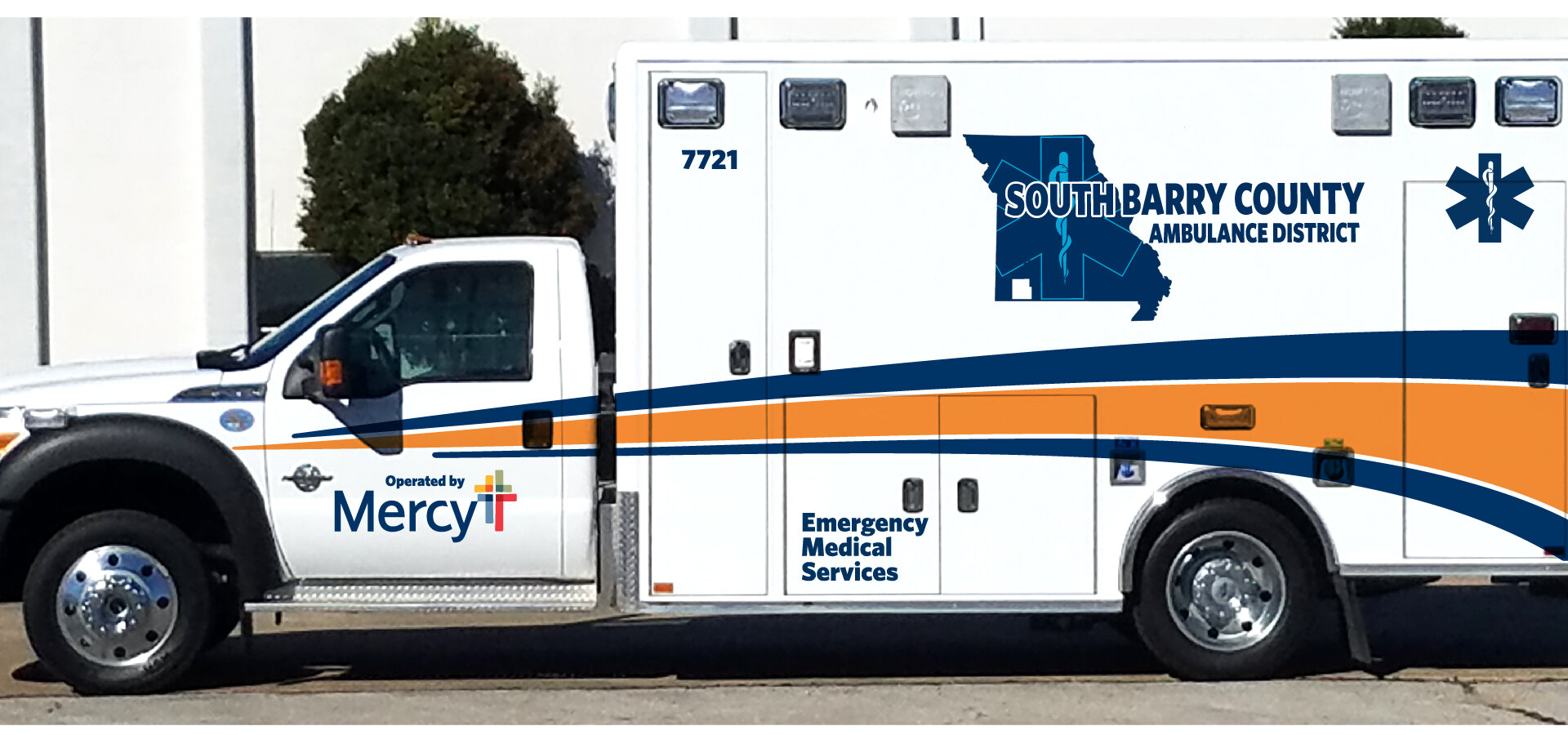 South Barry County Ambulance District ambulance operated by Mercy EMS